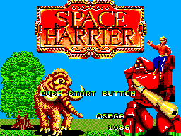 Space Harrier (USA, Europe) Title Screen